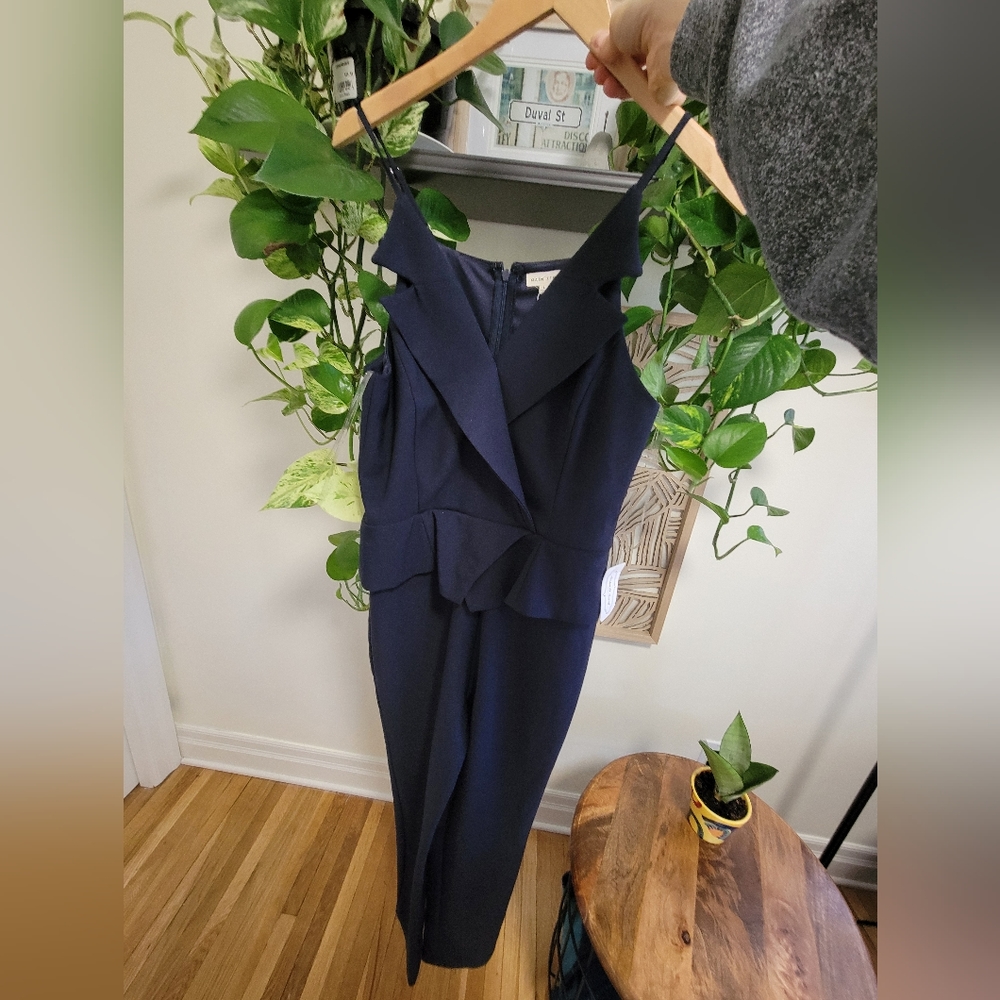 Main Strip tuxedo jumpsuit